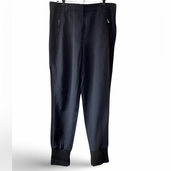 NWOT 3.1 Navy Phillip Lim Pinstripe Tailored Suiting Jogger Pants, 4 - Picture 5 of 8